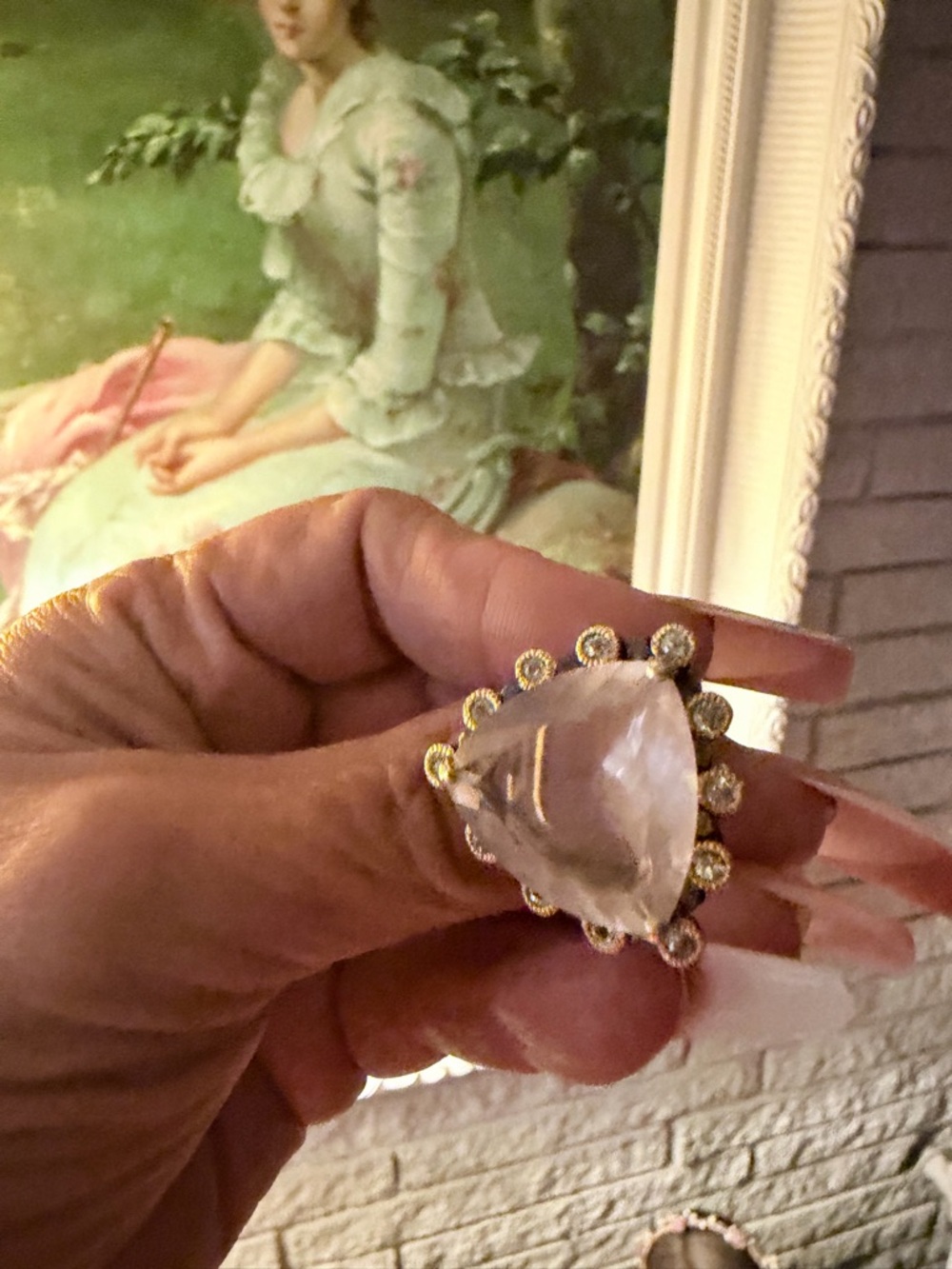 Authentic rose quartz ring - Picture 11 of 13